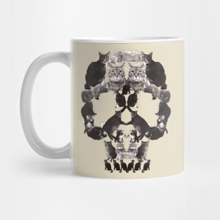 Cats Skull Shirt Mug